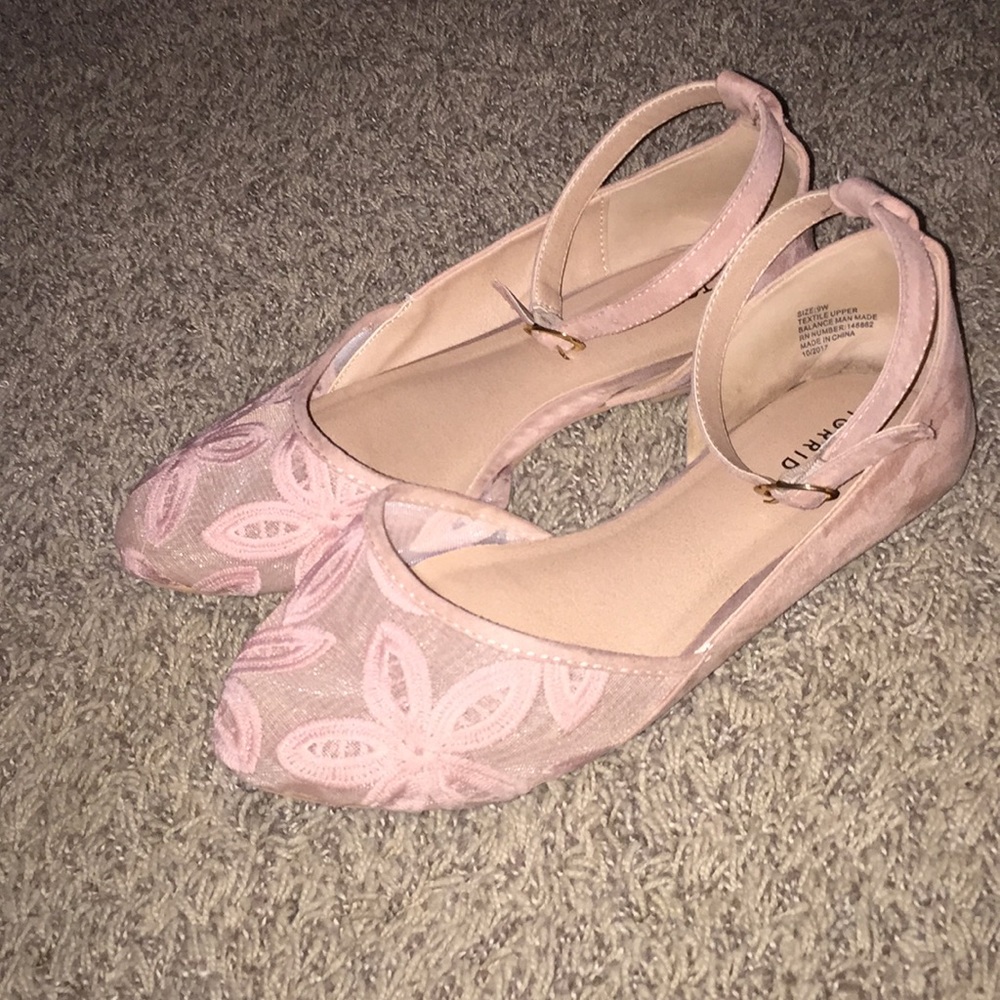 Pink Torrid Flats